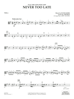 Never Too Late von Elton John (Download) 