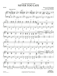 Never Too Late von Elton John (Download) 