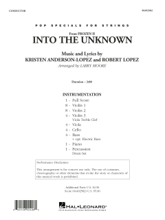 Into the Unknown von Kristen Anderson-Lopez (Download) 