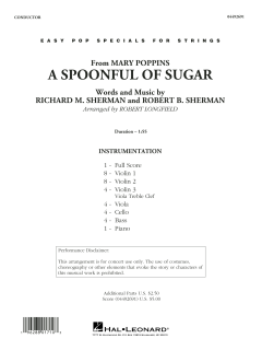 A Spoonful of Sugar von Richard Morton Sherman (Download) 