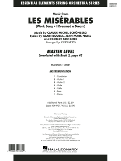 Les Miserables (Music From) (Download) 