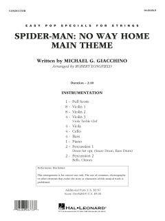Spider-Man: No Way Home von Michael Giacchino (Download) 