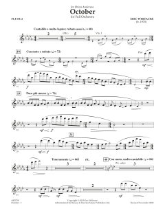 October von Eric Whitacre (Download) 