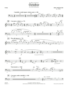October von Eric Whitacre (Download) 
