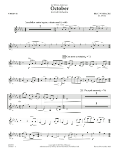 October von Eric Whitacre (Download) 