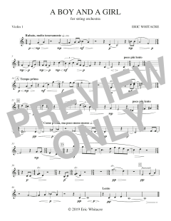 A Boy and a Girl von Eric Whitacre (Download) 