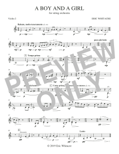 A Boy and a Girl von Eric Whitacre (Download) 