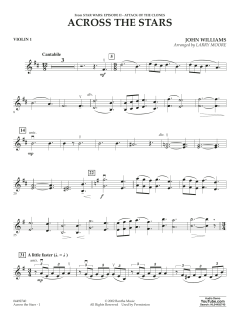 Across the Stars von John Williams (Download) 