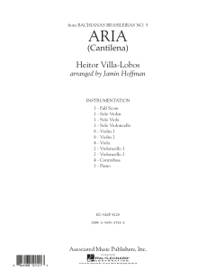 Aria (Cantilena) from Bachianas Brasileiras No. 5 von Heitor Villa-Lobos (Download) 