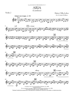 Aria (Cantilena) from Bachianas Brasileiras No. 5 von Heitor Villa-Lobos (Download) 