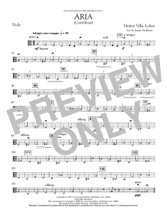 Aria (Cantilena) from Bachianas Brasileiras No. 5 von Heitor Villa-Lobos (Download) 