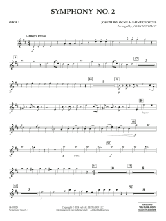 Symphony No. 2 von Joseph Bologne (Download) 