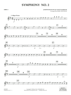 Symphony No. 2 von Joseph Bologne (Download) 