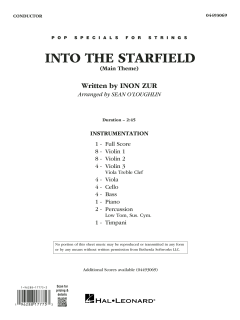 Into the Starfield von Inon Zur (Download) 