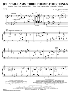 Three Themes for Strings von John Williams (Download) 