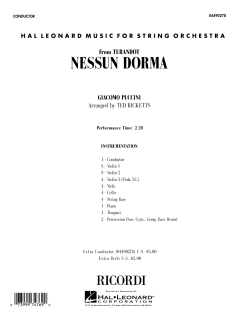 Nessun Dorma von Giacomo Puccini (Download) 