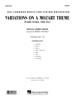 Variations On A Mozart Theme von Robert Longfield (Download) 