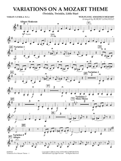 Variations On A Mozart Theme von Robert Longfield (Download) 