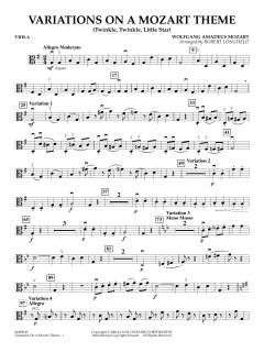 Variations On A Mozart Theme von Robert Longfield (Download) 