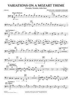 Variations On A Mozart Theme von Robert Longfield (Download) 