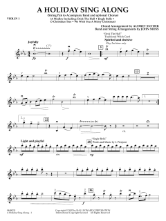 A Holiday Sing-Along Medley (String Pak) (Download) 