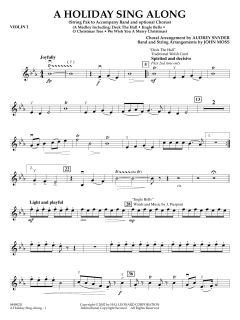 A Holiday Sing-Along Medley (String Pak) (Download) 