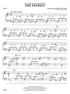 The Patriot von John Williams (Download) 