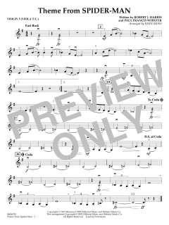 Theme from Spider-Man (TV Theme) von Paul Francis Webster (Download) 