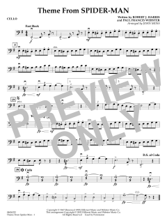 Theme from Spider-Man (TV Theme) von Paul Francis Webster (Download) 