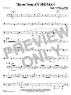 Theme from Spider-Man (TV Theme) von Paul Francis Webster (Download) 