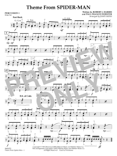 Theme from Spider-Man (TV Theme) von Paul Francis Webster (Download) 