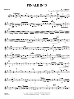 Finale in D von Georg Friedrich Händel (Download) 