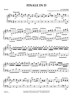 Finale in D von Georg Friedrich Händel (Download) 