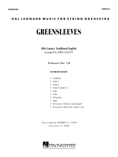 Greensleeves (Download) 