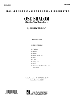 Ose Shalom von John Leavitt (Download) 