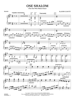 Ose Shalom von John Leavitt (Download) 