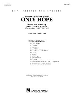 Only Hope von Mandy Moore (Download) 