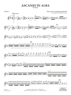 Ascanio in Alba Overture von Wolfgang Amadeus Mozart (Download) 