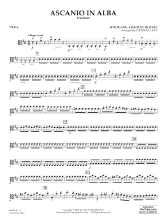 Ascanio in Alba Overture von Wolfgang Amadeus Mozart (Download) 