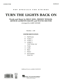 Turn the Lights Back On von Billy Joel (Download) 