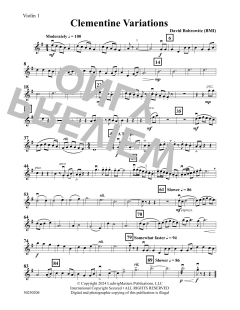 Clementine Variations von David Bobrowitz (Download) 