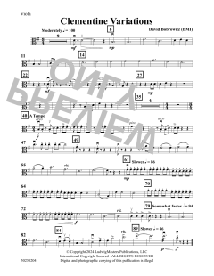 Clementine Variations von David Bobrowitz (Download) 