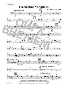 Clementine Variations von David Bobrowitz (Download) 