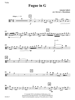 Fugue in G von Antonio Salieri (Download) 