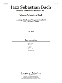Jazz Sebastian Bach von Johann Sebastian Bach (Download) 