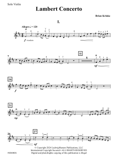 Lambert Concerto von Brian Krinke (Download) 