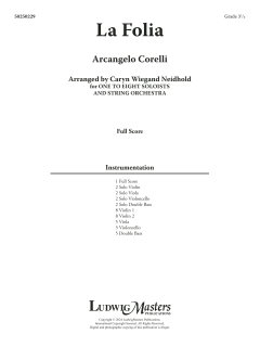 La Folia von Arcangelo Corelli (Download) 