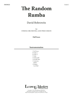 The Random Rumba von David Bobrowitz (Download) 