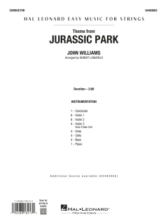 Theme from Jurassic Park von John Williams (Download) 