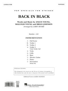 Back in Black von ACDC (Download) 